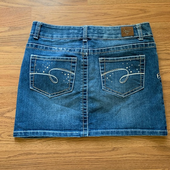Denim Skirt with built in shorts - Picture 2 of 3